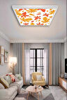 Living Room Chandelier-autumn Leaves-60cmx60cm-54w Led-square-led Lamp-new Chandelier-new Light