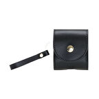 Apple AirPods 2.nesil Uyumlu Deri Kılıf Mai Snap RST1 Siyah