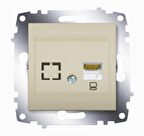 ZENA MEK.TİTANYUM DATA PRİZİ CAT6 (5ADET) ELBİ