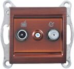 ZENA MEK.MAUN TV-SAT PRİZİ GEÇİŞLİ (5ADET) ELBİ