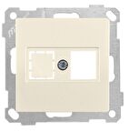 CANDELA KREM MEK+TUŞ 1RJ45 (KON.SÜZ-6ADET)DATA PRİZİ MUTLUSAN