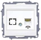 ZENA MEK.BEYAZ 1RJ11 TEL.PRİZİ ELBİ