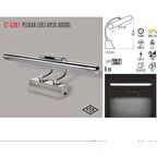 Mutlusan Ct-5207 Krom Kaplama Modern Banyo Duvar Aplik 