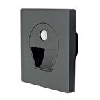 CT-5170 1W SENS.LEDLİ KOR.ARMATÜR(SİYAH KASA G.IŞIĞI)CATA