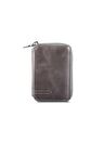 Guard Fermuarlı Antik Gri Deri Mini Cüzdan - GRD2403XW22202