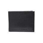 Guard Siyah Hakiki Deri Yatay Model Klasik  Erkek Cüzdanı - GRD250322WT1860