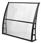 LUPIN Kapı Pencere Üstü Pratik Sundurma 105x120 - Şeffaf