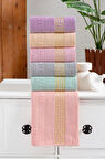 6 ADET GREK RENKLİ EL-MUTFAK HAVLUSU 30X50