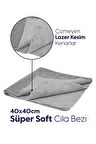 Mikrofiber Cila Bezi 40x40 cm Gri