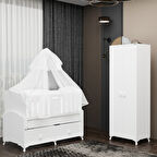 Garaj Home Defne Beşik Yıldız 2 Dolap Yatak ve Uyku Setili-