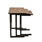 Yan Sehpa Seti 3'lü - Koltuk Sehpası - Salon Masa -  Sunumluk Masa