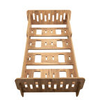 Bebek Karyolası - Bebek Yatağı -  Çocuk Yer Yatağı - MDF - Ceviz 