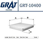 Grat 10400 Kabin Filtresi Doblo 10-Fiorino-Linea 1.4 1.3 JTD-Egea 15-Nemo-Bipper 1.4 HDI-Combo D 12-Suzuki Swift 12- 77364561