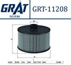 Grat 11208 Yağ Filtresi Austral Captur Clıo IV Clıo V Duster II Kadjar Megane IV Talısman Qashqaı J11 Pulsar C13 0.90 H4B 1.0 H4D 1.2 H5F 1.3 H5H M282-W118-W177-W247-W414