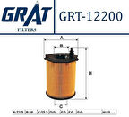 Grat 12200 Yağ Filtresi Fıesta Fusıon 1.4T Dcı 02> P206 308 1.4 Hdı 1.6 Hdı 207 1.4 Hdı 307 1.4 Hdı 307 407 1.6 Hdı Volvo P1+P3+P4 05-15 D4164T+D4162T