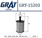 Grat 15203 Yağ Filtresi Vw Caddy 04-11 Golf 04-14 Passat 06>11 Polo 02-10 Transporter 03-10 > 1.4 Tdı-1.9 Tdı-2.5 TDI Mıtsubıshı Outlander 07>11
