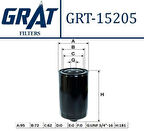 Grat 15205 Yağ Filtresi Volkswagen Transporter-Lt28-35 92-96-T4 95 FN0016