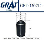 Grat 15214 Yağ Filtresi Volkswagen Golf VI-Passat 10-Tiguan 07-T5 11-A3 04-A4 08-A6 11-Leon 09-2.0 TFS 06H115561