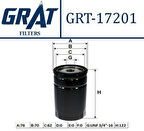 Grat 17201 Yağ Filtresi Focus 98-Escort Clx 978M6714B4A