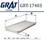Grat 17403 Kabin Filtresi Transit V184 00 YC1J19N619A1A