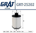 Grat 25202 Yağ Filtresi Chevrolet Captiva 2.2D 11-Cruze 11-Antara 2.2CDTI 10- 4818038