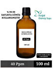 Kolloidal Gümüş Suyu 40 Ppm / 100 ml Monoatomik Gümüş Suyu Içilebilir Gümüş Suyu