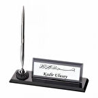 Besmele Tasarımlı Masa Üstü İsimlik | Kalemli Kristal Dini Dekor