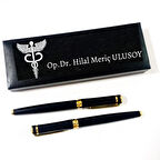 Doktorlara Özel 2'li Roller ve Dolma Kalem Seti