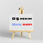 Diş Hekimlerine Özel Tasarımlı İroka Ayaklı Masa Üstü İsimlik