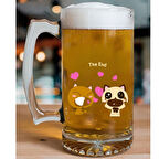 The End Tasarımlı Bira Bardağı