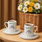 Mimarlara Özel İsimli Türk Kahvesi Fincanı – Kişiye Özel Hediyelik 1 adet