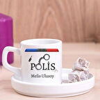 Polislere Özel Türk Kahve Fincanı ve Altı