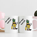 Sert Dışlı Tatlı İçli Tasarımlı Hediye Kupa Bardak – Tarzını Mizahla Yansıt!