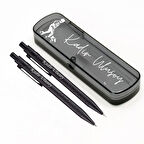 Atatürk Temalı Kişiye Özel Kalem Seti | Kutusu İsimli Hediye