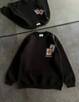 Bisiklet Yaka Baskılı SweatShirt