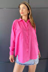 Çift Cepli Kadın Salaş Gömlek