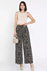 Bel Lastikli Kadın Viskon Yürüyüş Pantolonu