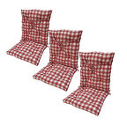 3'LÜ SİLİKON ELYAF DOLGULU BAĞCIKLI ARKALIKLI PÖTİKARE SANDALYE MİNDERİ