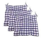 3'LÜ SİLİKON ELYAF DOLGULU BAĞCIKLI PÖTİKARE SANDALYE MİNDERİ