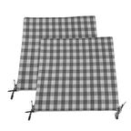 2'Lİ SÜNGER DOLGULU FERMUARLI BAĞCIKLI PÖTİKARE SANDALYE MİNDERİ