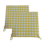 2'Lİ SÜNGER DOLGULU FERMUARLI BAĞCIKLI PÖTİKARE SANDALYE MİNDERİ