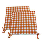 2'Lİ SÜNGER DOLGULU FERMUARLI BAĞCIKLI PÖTİKARE SANDALYE MİNDERİ