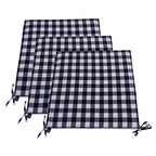 3'LÜ SÜNGER DOLGULU FERMUARLI BAĞCIKLI PÖTİKARE SANDALYE MİNDERİ