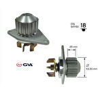 GVA 5243235 Devirdaim 206-207-1007-Partner-Berlingo-C2-C3-Saxo-Xsara 1.4 Pa837 1201.G0