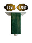 Kale Ayarlı Ahşap Ayak Mobilya Masa ve Dolap Ayağı(YEŞİL)(KAYIN/GÜRGEN AĞACI)(8CM)(1 ADET)