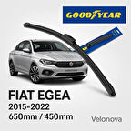 GOOD YEAR 2’li Set Muz Tipi Silecek Takımı Fiat Egea 2015-2022 Ön Cam Sileceği 650mm-400mm