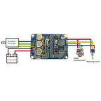 12-36v Dc 15a 500w Fırçasız Motor Sürücü Hall Sensörsüz