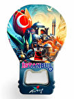 Şişe Açacağı Açacak Magnet Balon Şeklinde Dekoratif Soda Gazoz Açacağı İstanbul Temalı