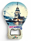 Şişe Açacağı Açacak Magnet Balon Şeklinde Dekoratif Soda Gazoz Açacağı İstanbul Temalı