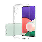 Samsung Galaxy A13 5G Kılıf Şeffaf İnce Esnek Silikon Kılıf Zipax-Süper